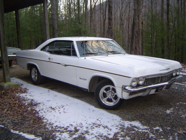 This 65 Impala SS I wanted to put it in a car capable of braking the trans